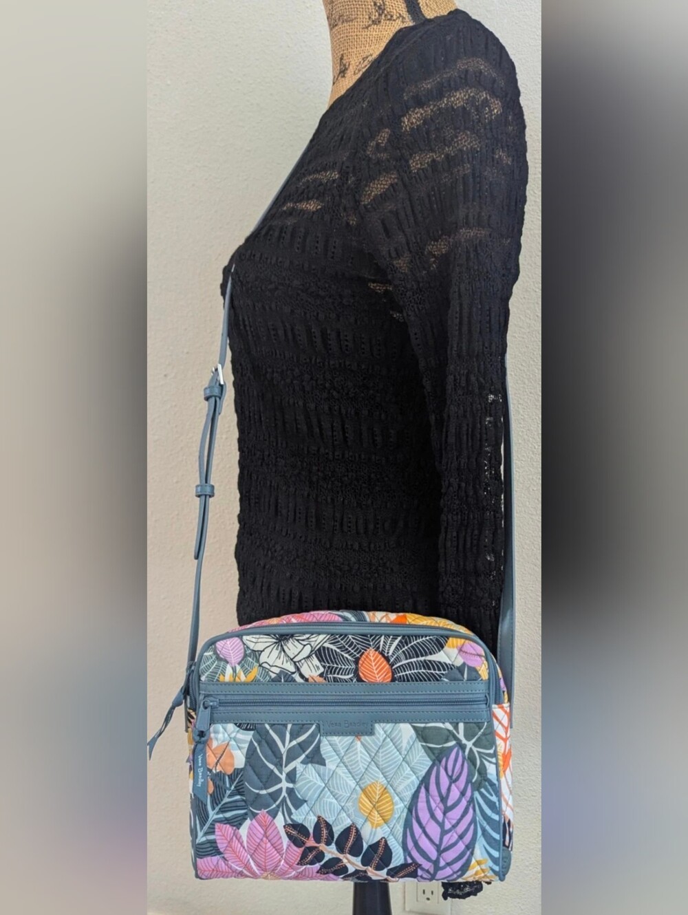 NWT Vera Bradley Crossbody Tropical Palm